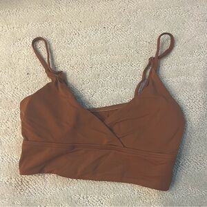 Cute brown bikini top